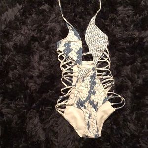 One piece bathing suit